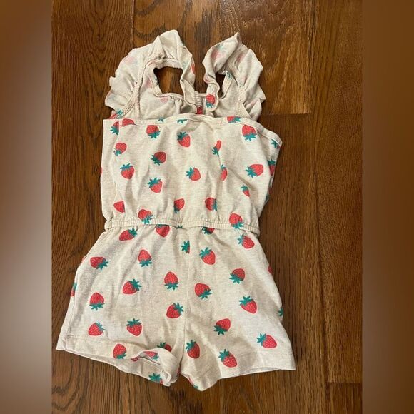 Adorable strawberry Wonder Nation romper size 2T - Picture 6 of 7